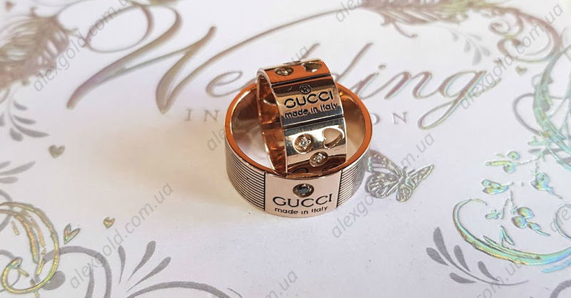  Широкие обручальные Gucci