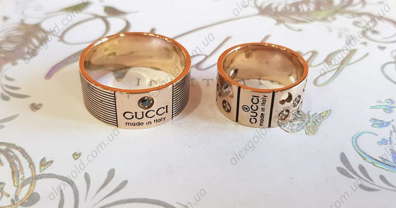  Широкие обручальные Gucci