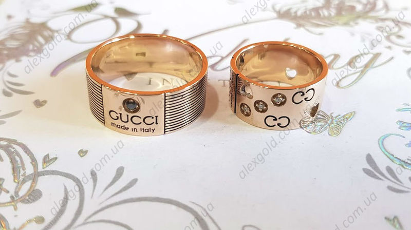  Широкие обручальные Gucci