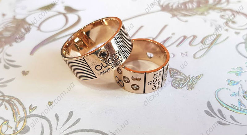  Широкие обручальные Gucci