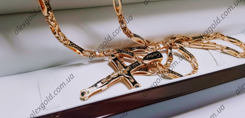 Золотая цепочка Cartier