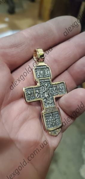 Крест Акимовский с чернением