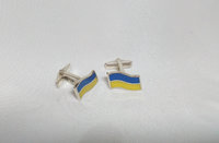 Запонки флаг Украины