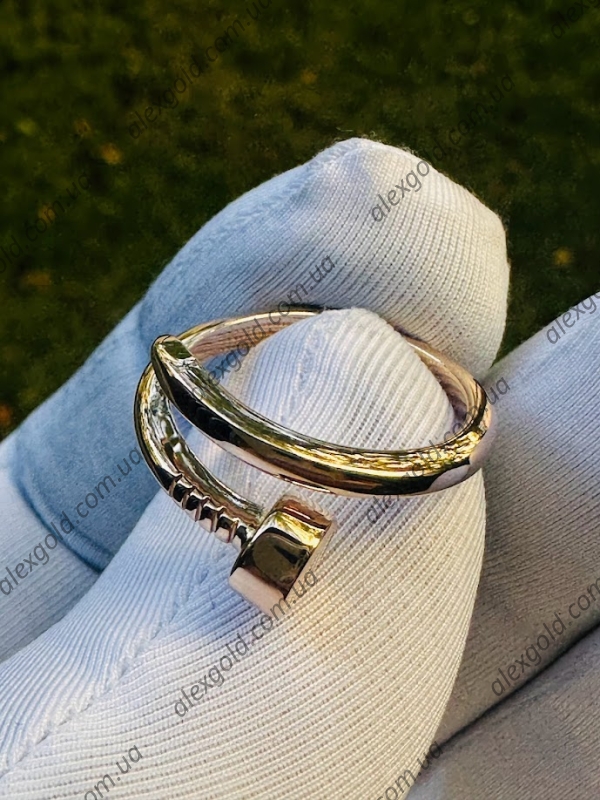 Золоте кільце Cartier цвях