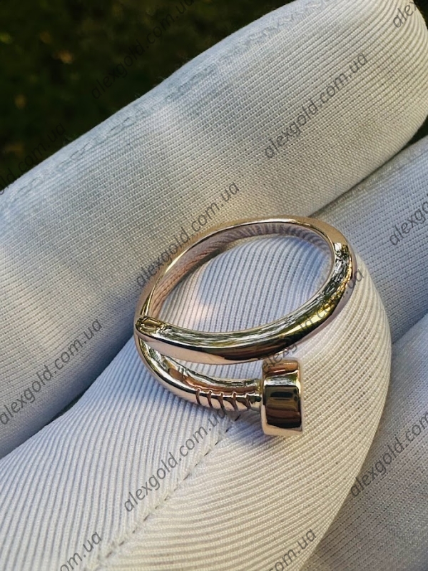 Золоте кільце Cartier цвях