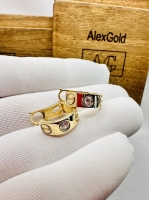 Сережки Cartier англійська застібка 