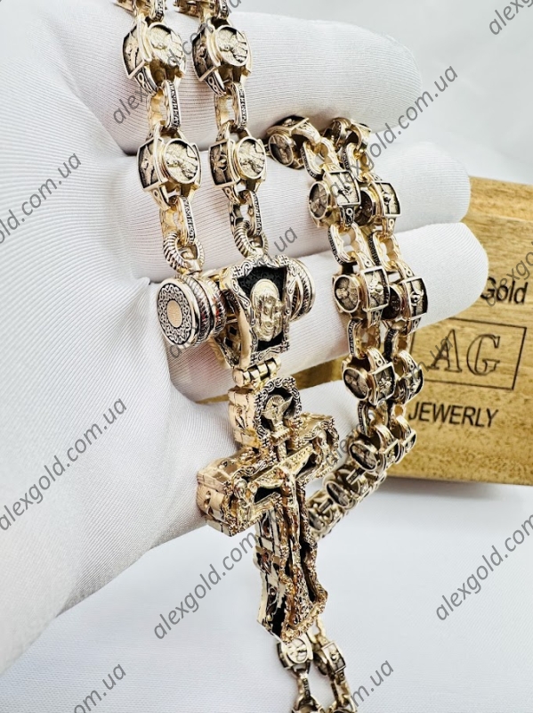 Ланцюг масивний золотий вага 100 г