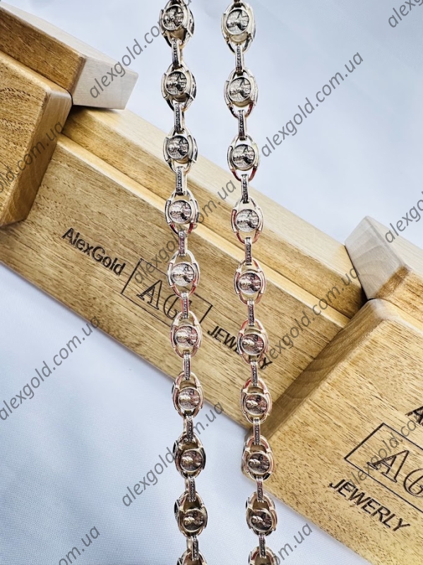 Ланцюг масивний золотий вага 100 г