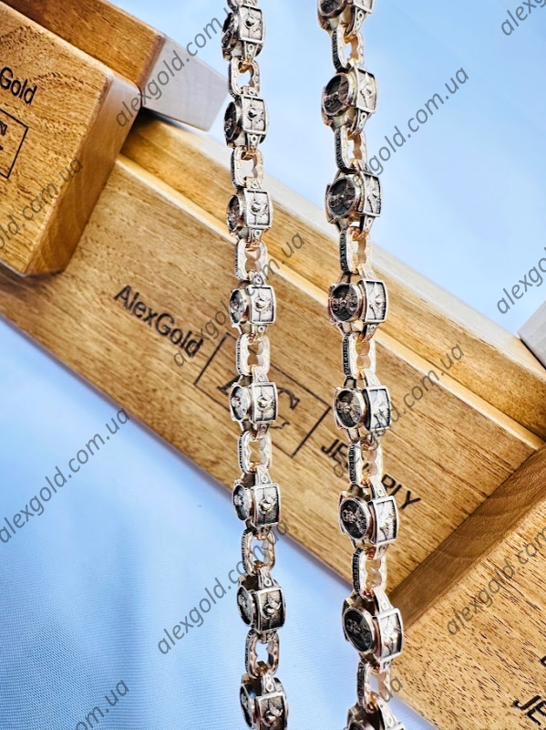 Ланцюг масивний золотий вага 100 г