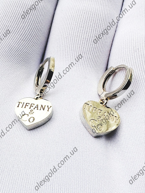 Серьги TIffany&Co c подвесками 