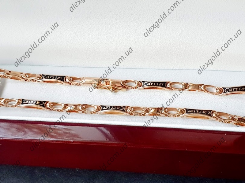 Золотая цепочка Cartier