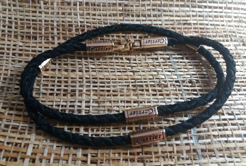 Плетеный шнурок с вставками Cartier