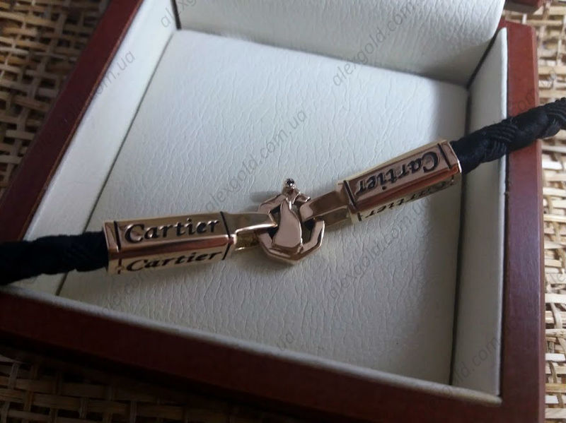 Плетеный шнурок с вставками Cartier