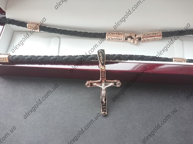 Плетеный шнурок с вставками Cartier