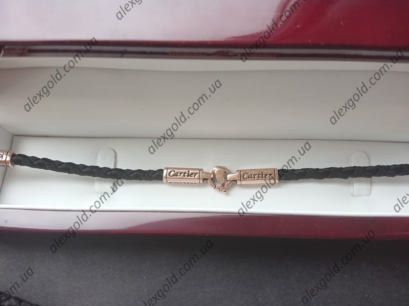 Плетеный шнурок с вставками Cartier